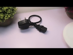 B1363 PDU con toma de corriente recableable 5M y cable de alimentación C13 del Reino Unido Tipo de extremo masculino BS