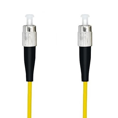 Cordón amarillo de parche de fibra FC para exteriores 9/125um Alta durabilidad