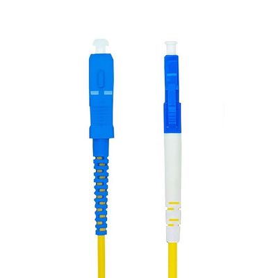 FTTH FTTB Cable de parche de fibra óptica SC a SC Cordón de parche para transmisión a larga distancia