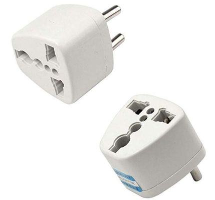 Adaptador de enchufe de Europa al Reino Unido 250V 10A ABS + potencia de viaje de cobre