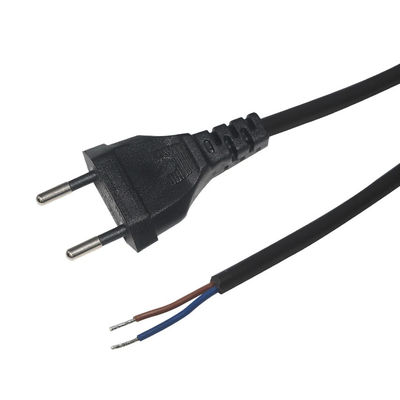 VDE aprobado EU 2 Pin a IEC C7 C8 Cordón de alimentación de computadoras portátiles 1,5m