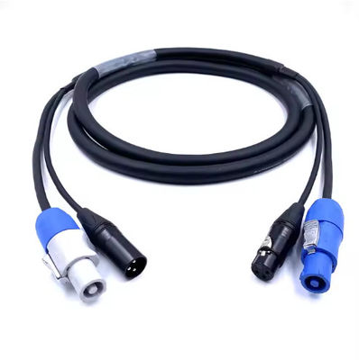 SAC3FCA a SAC3FCB profesional más 3 pin Powercon Dmx cable combinado Powercon combinado