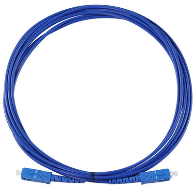 Cable de conexión de fibra óptica SC a SC monomodo multimodo para FTTH Data Center