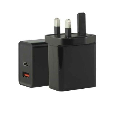 Cargador GaN de 45W EU de doble puerto USB-C USB-A para portátil y tableta