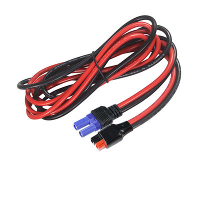 Cable de conector DC rectangular de EC5 a 2 pines 12AWG para sistemas solares