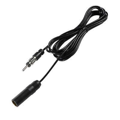 Cable de extensión de antena de coche, macho a hembra DIN para estéreo AM FM