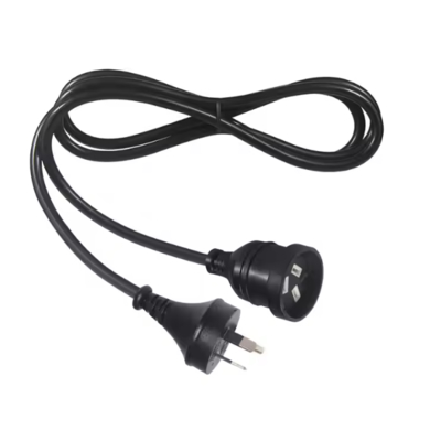 Cable de extensión australiano de 3 clavijas 10A/15A con cable de PVC aprobado por SAA