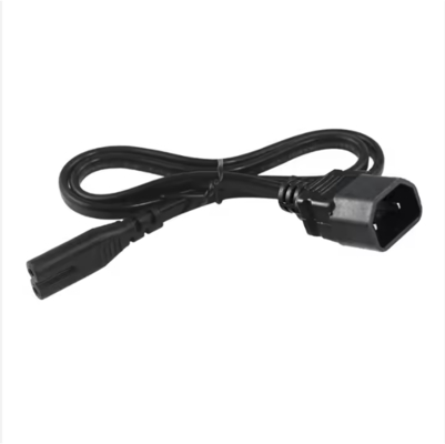 Cable de alimentación C7 a C18 en ángulo recto, cable de alimentación IEC 60320, hembra a hembra, 10A 250V, aprobado por VDE