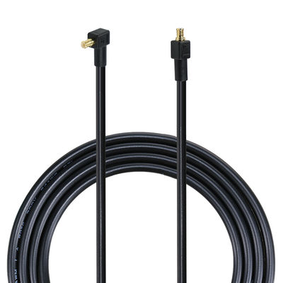 Cable coaxial MCX macho a MCX macho en ángulo recto 50 Ohm RG316