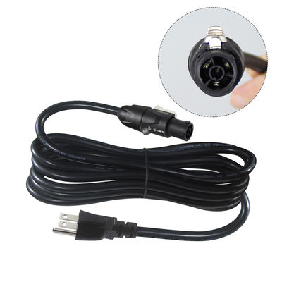 Cable de alimentación NEMA 5-15P a PowerCON TRUE1, 15A 125V para audio e iluminación