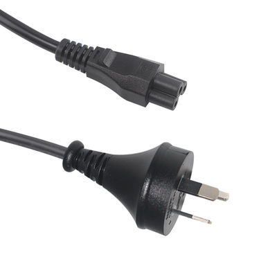 Cable de alimentación AU a IEC C5 de 3 núcleos de 1,8 m, 240 V, 2,5 A, conector australiano de 3 clavijas, tipo trébol, para adaptador de portátil y proyector