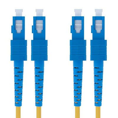 SC LC FC ST 50/125 Jumpers de fibra multimodo 8 núcleo cable óptico de parche 1000m
