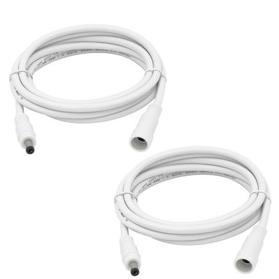 1Cables de extensión de adaptador de alimentación de corriente continua de macho a hembra para controlador de luz LED