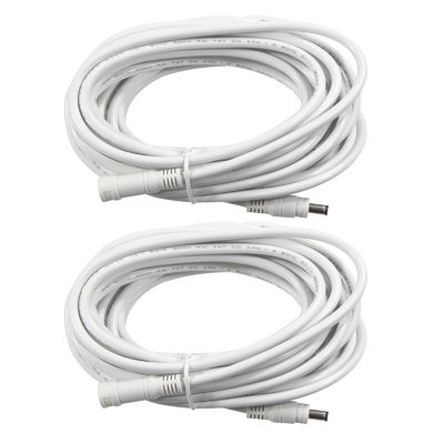 1Cables de extensión de adaptador de alimentación de corriente continua de macho a hembra para controlador de luz LED