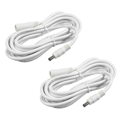 1Cables de extensión de adaptador de alimentación de corriente continua de macho a hembra para controlador de luz LED