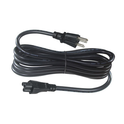 IEC5 extremo femenino de 3 puntas del cable de alimentación eléctrica CA 14AWG NEMA 5-15P enchufe a la toma de IEC 320 C5