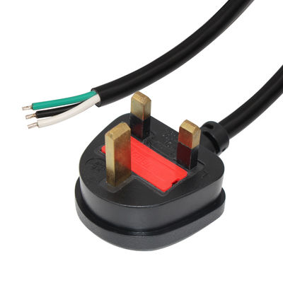 IP11 Cable de alimentación de electrodomésticos 0.5m con 3 núcleos H05VV-F 3*0.75/1.0/1.5mm2