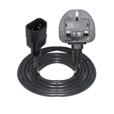 IP11 Cable de alimentación de electrodomésticos 0.5m con 3 núcleos H05VV-F 3*0.75/1.0/1.5mm2