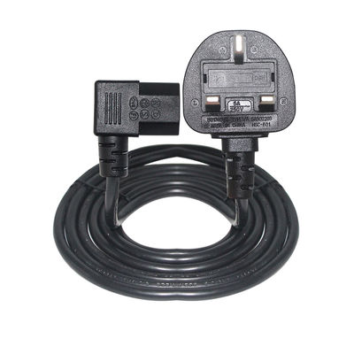 IP11 Cable de alimentación de electrodomésticos 0.5m con 3 núcleos H05VV-F 3*0.75/1.0/1.5mm2