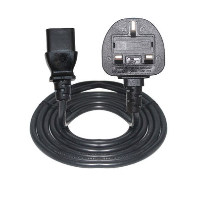 IP11 Cable de alimentación de electrodomésticos 0.5m con 3 núcleos H05VV-F 3*0.75/1.0/1.5mm2