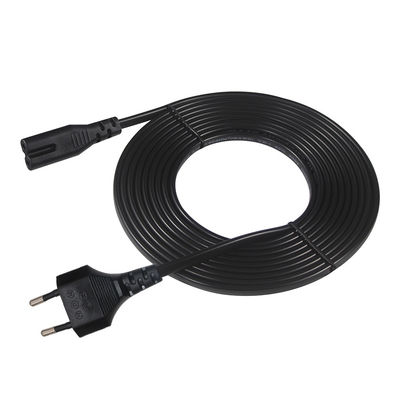 VDE aprobó el cable de alimentación eléctrica para computadoras portátiles con enchufe EU 2PIN y C7 C8 de la CEI