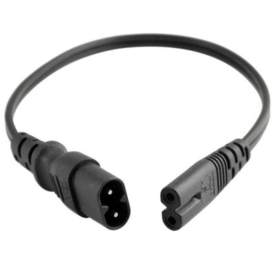 VDE aprobó el cable de alimentación eléctrica para computadoras portátiles con enchufe EU 2PIN y C7 C8 de la CEI