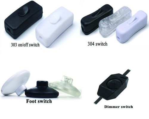 16AWG US Cable de alimentación 2Prong Cordón de alimentación de la lámpara de sal con E12 E14 E26 E27