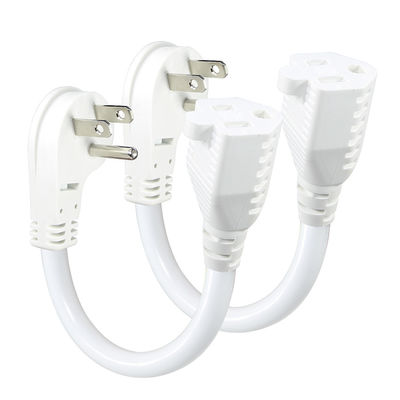 US 5-15p a Nema 5-15r Conector femenino de cable de alimentación eléctrica para PC 1FT 2FT