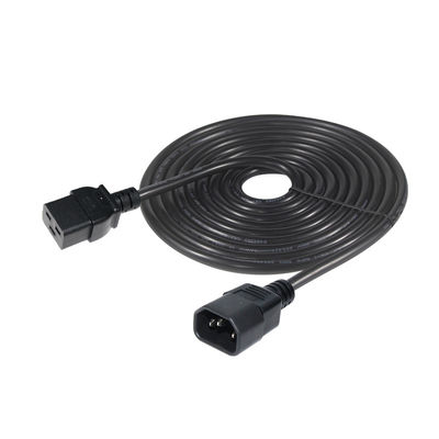16 Amp AC Cable de energía industrial C14 Plug VDE Cordón de energía 15A 250V 14AWG