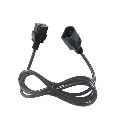 16 Amp AC Cable de energía industrial C14 Plug VDE Cordón de energía 15A 250V 14AWG