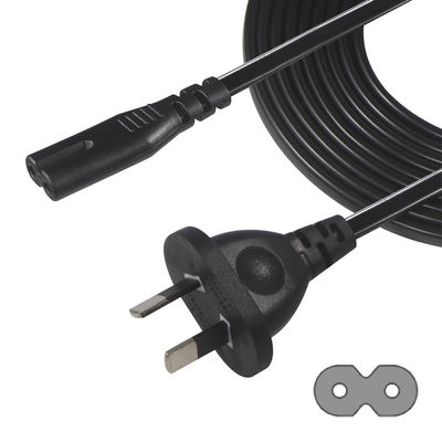 2.5A 250V C7 Plug Aus Saa Cordón de alimentación India Socket 16Amp Cable de alimentación de Australia