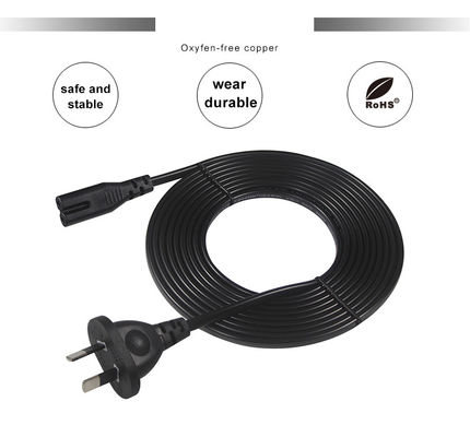 2.5A 250V C7 Plug Aus Saa Cordón de alimentación India Socket 16Amp Cable de alimentación de Australia