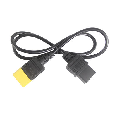 Chaqueta de PVC 3Pin Plug C19 C20 Cordón de alimentación eléctrica