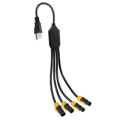El conector estándar 515P Sjow 16Awg True1 4 X Nac3fca Powercon Ac Nema Cordón de alimentación