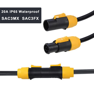 El conector estándar 515P Sjow 16Awg True1 4 X Nac3fca Powercon Ac Nema Cordón de alimentación