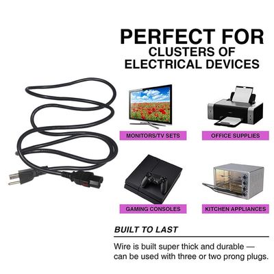 Nos está bloqueando enchufe al C15 Cable de alimentación del ordenador de escritorio 16AWG- 18AWG