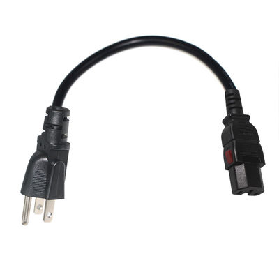 Nos está bloqueando enchufe al C15 Cable de alimentación del ordenador de escritorio 16AWG- 18AWG