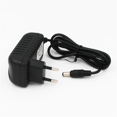 Blanco 1m 24AWG 12W Cargador de pared Kc 220V 1A Transformador Ac Dc 5.5*2.1mm Adaptador de alimentación 12V 2A 24W