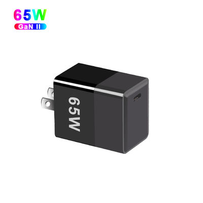 Protección contra cortocircuito Cargador GaN de 65W con QC4.0 PD y puertos USB C EU/US/UK Plug