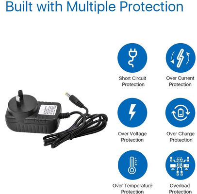 1A Adaptador DVR ajustable de 3-12V DC 12V 2A Salida Adaptador de energía de conmutación AC-DC para CCTV
