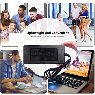 Adaptador de fuente de alimentación de escritorio universal de 60W. 1.8M de salida única. Certificado CE/FCC para portátiles.