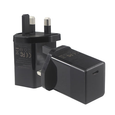 Cargador de pared USB de 45W tipo-C Reino Unido 65W 30W Cargador de viaje rápido Pcba Gan Australia
