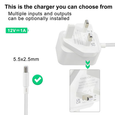Adaptador de alimentación de 12V 2A UK Enchufe para niños Coches eléctricos DC Jack 5.5x2.1mm