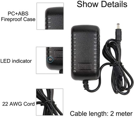 CCTV 1200ma 1.2A Adaptador de fuente de alimentación 1.5A 1A Adaptador de conexión de transformador Eu 6V