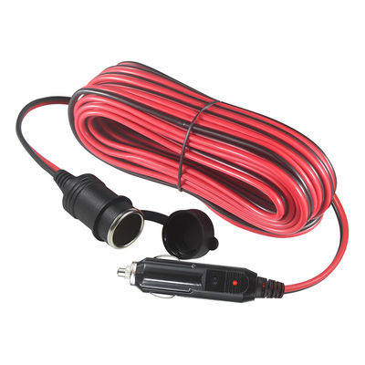 Cordón de extensión del encendedor de cigarrillos de 3 pies 6 pies 12 pies hombre a mujer para cargar automóviles