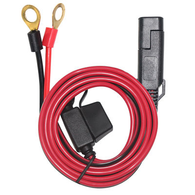 10A 2 pin SAE cargador para Eyelet Terminal Cable de energía solar de 2 pies de baja tensión