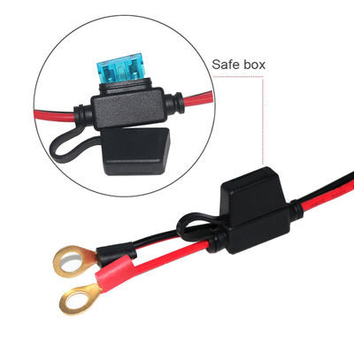 10A 2 pin SAE cargador para Eyelet Terminal Cable de energía solar de 2 pies de baja tensión