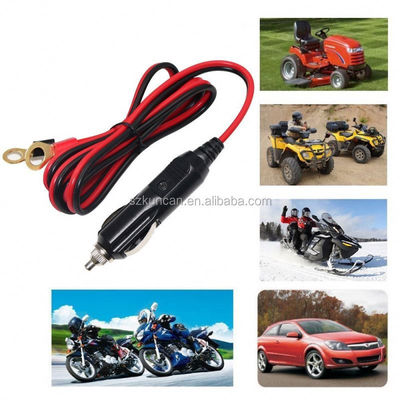 1M Spt-2 12V 24V Cable de energía solar Automóvil encendedor de cigarrillos Adaptador masculino para 2 terminales de anillo
