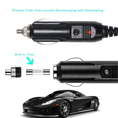 Enciendador de cigarrillos para automóviles Hombre a Hombre 10A Fuse Cable de energía solar 12-24volt