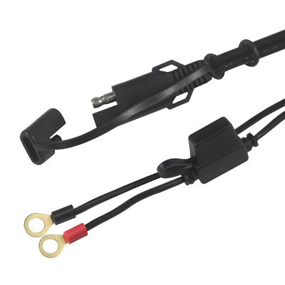 Cargador de batería 15A Sae con cable de extensión de terminal de O Ring 2 pies